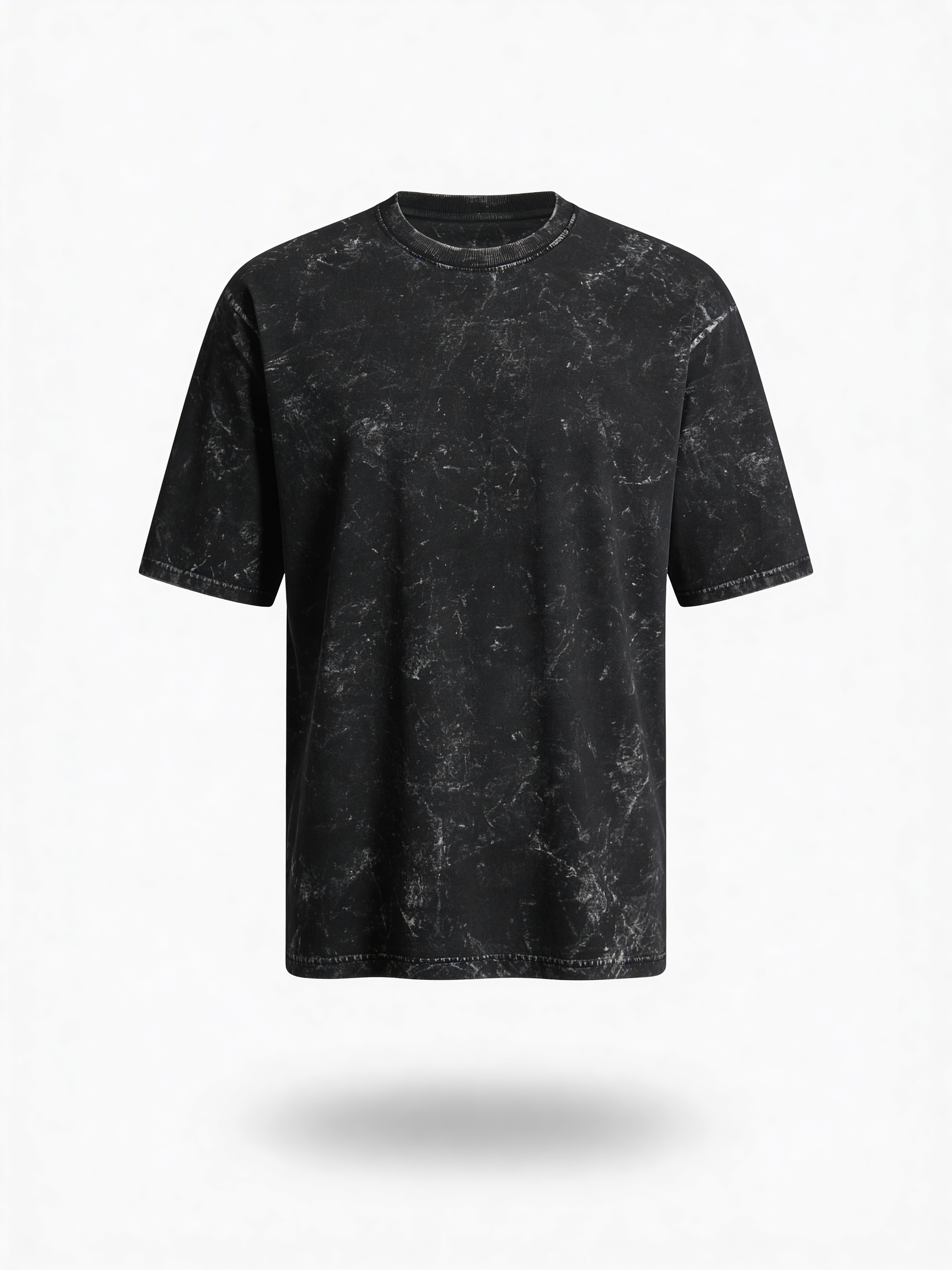 Unisex Acid Washed Oversized Tee - Blueblock