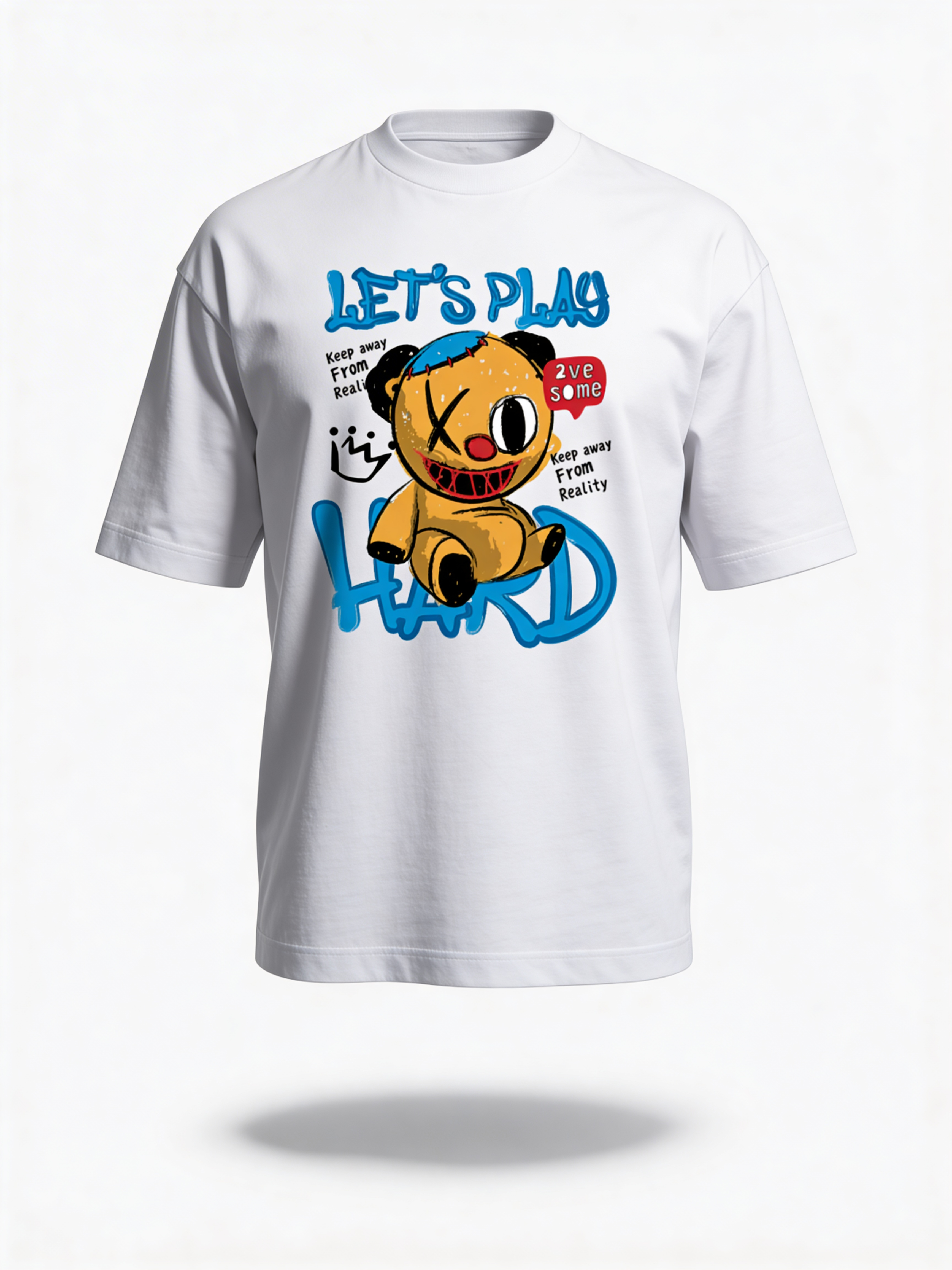 Unisex Oversized Classic T-Shirt - Let's Play Hard