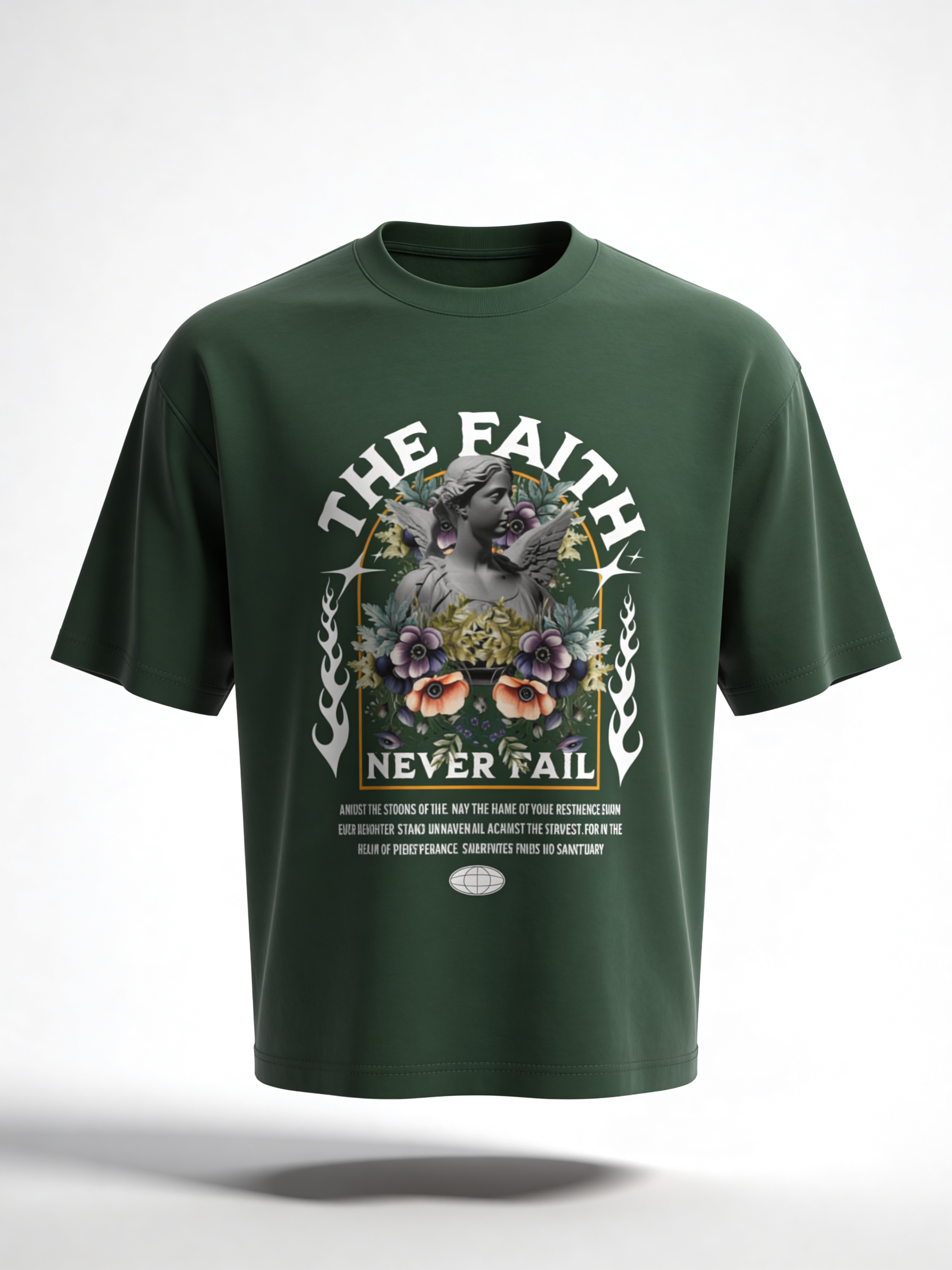 Unisex Oversized Classic T-Shirt- The Faith Never Fail