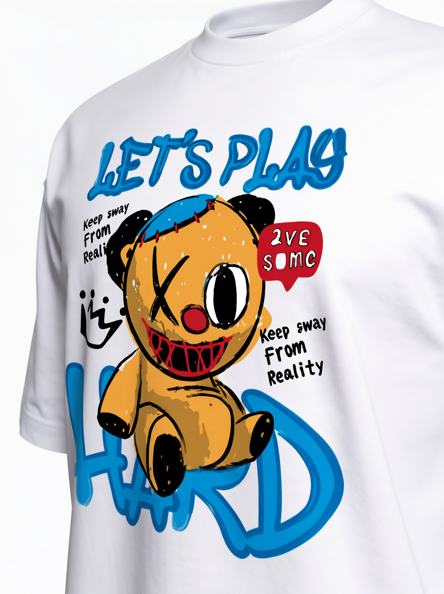 Unisex Oversized Classic T-Shirt - Let's Play Hard