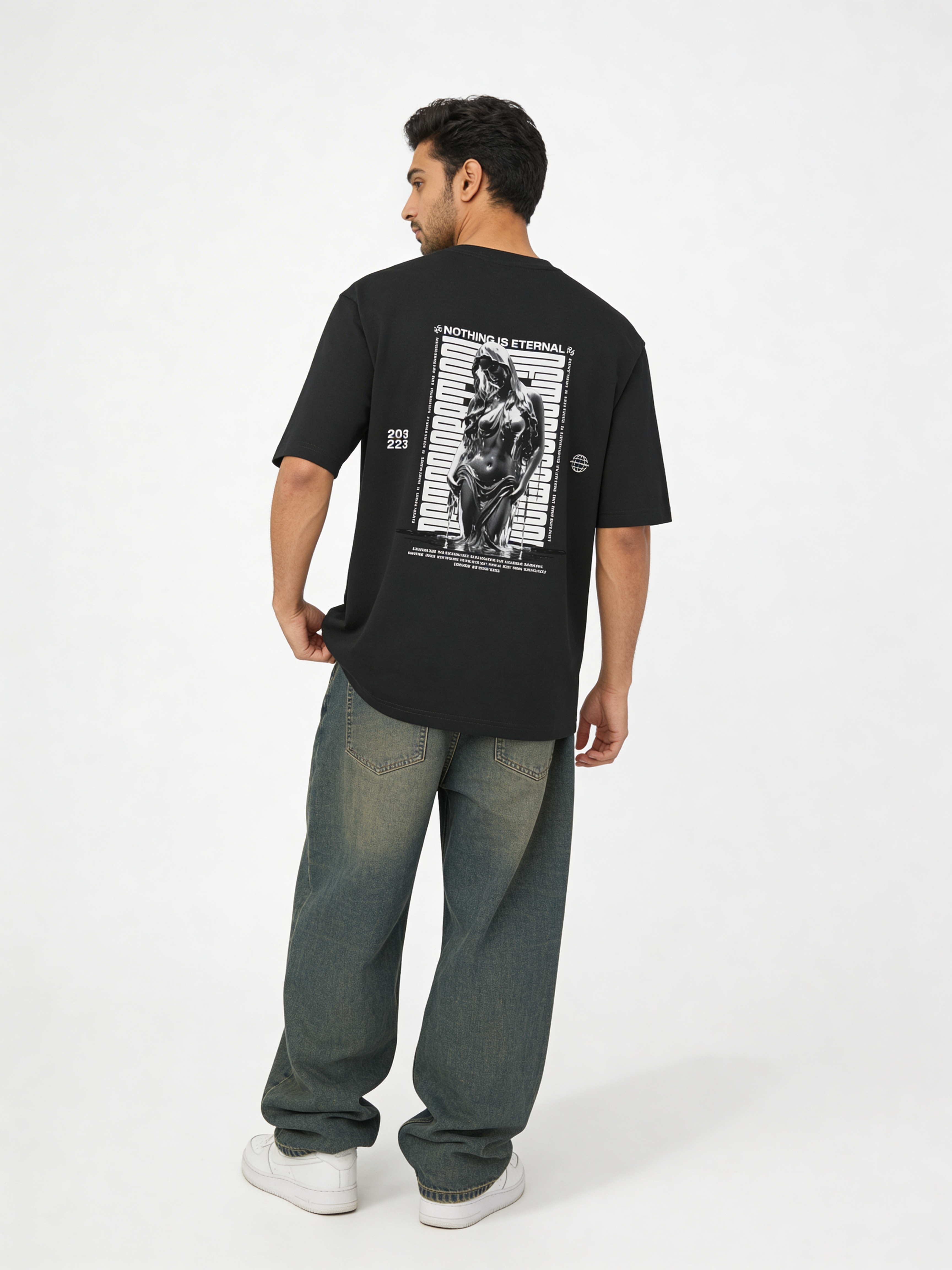 Unisex Oversized Classic T-Shirt - Nothing Is Eternal