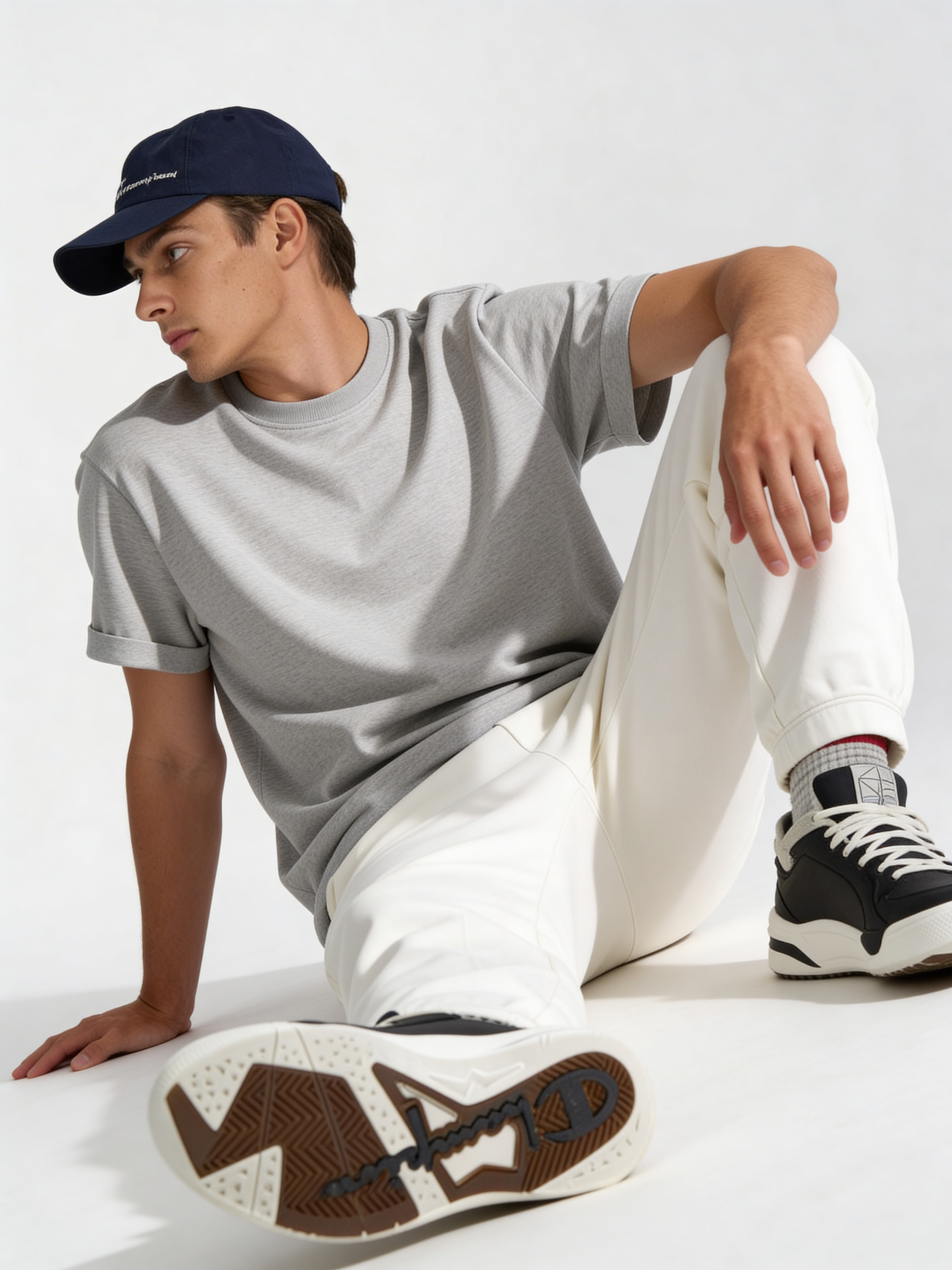 Plain Unisex Classic Crew T-Shirt - Buy 3 For 1599