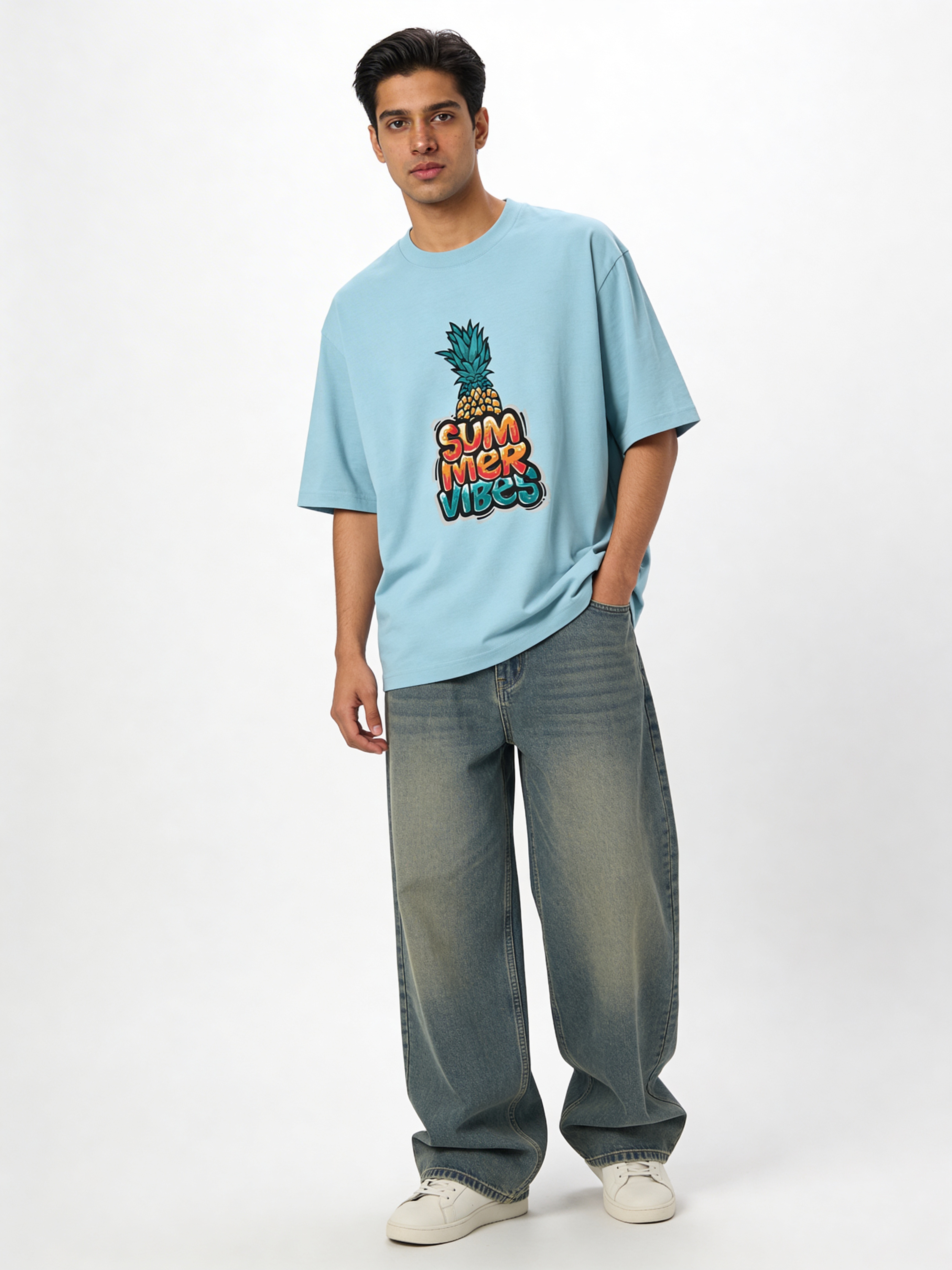 Unisex Oversized Classic T-Shirt - Summer Vibes