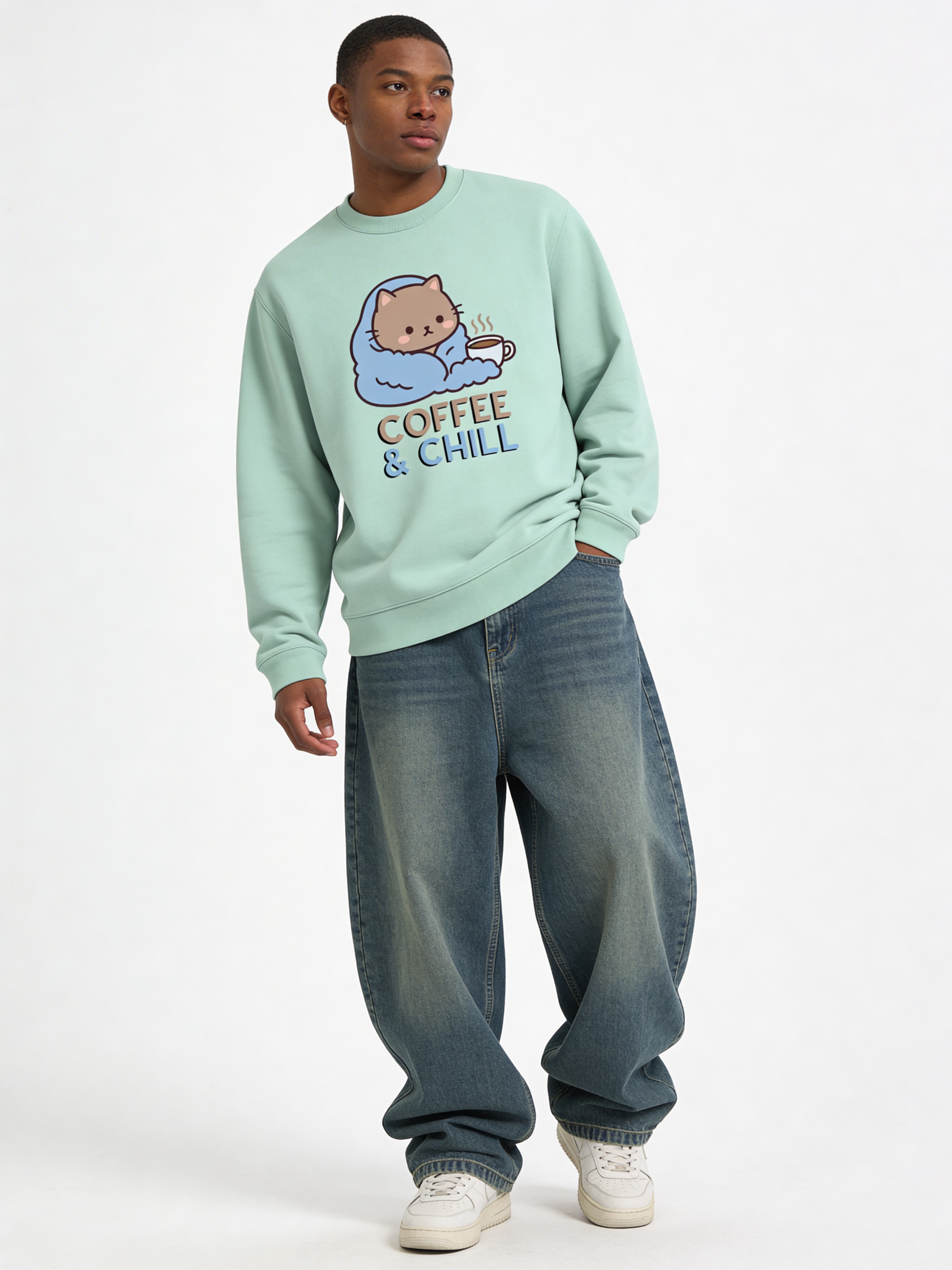 Unisex Sweatshirt - Coffee & Chill