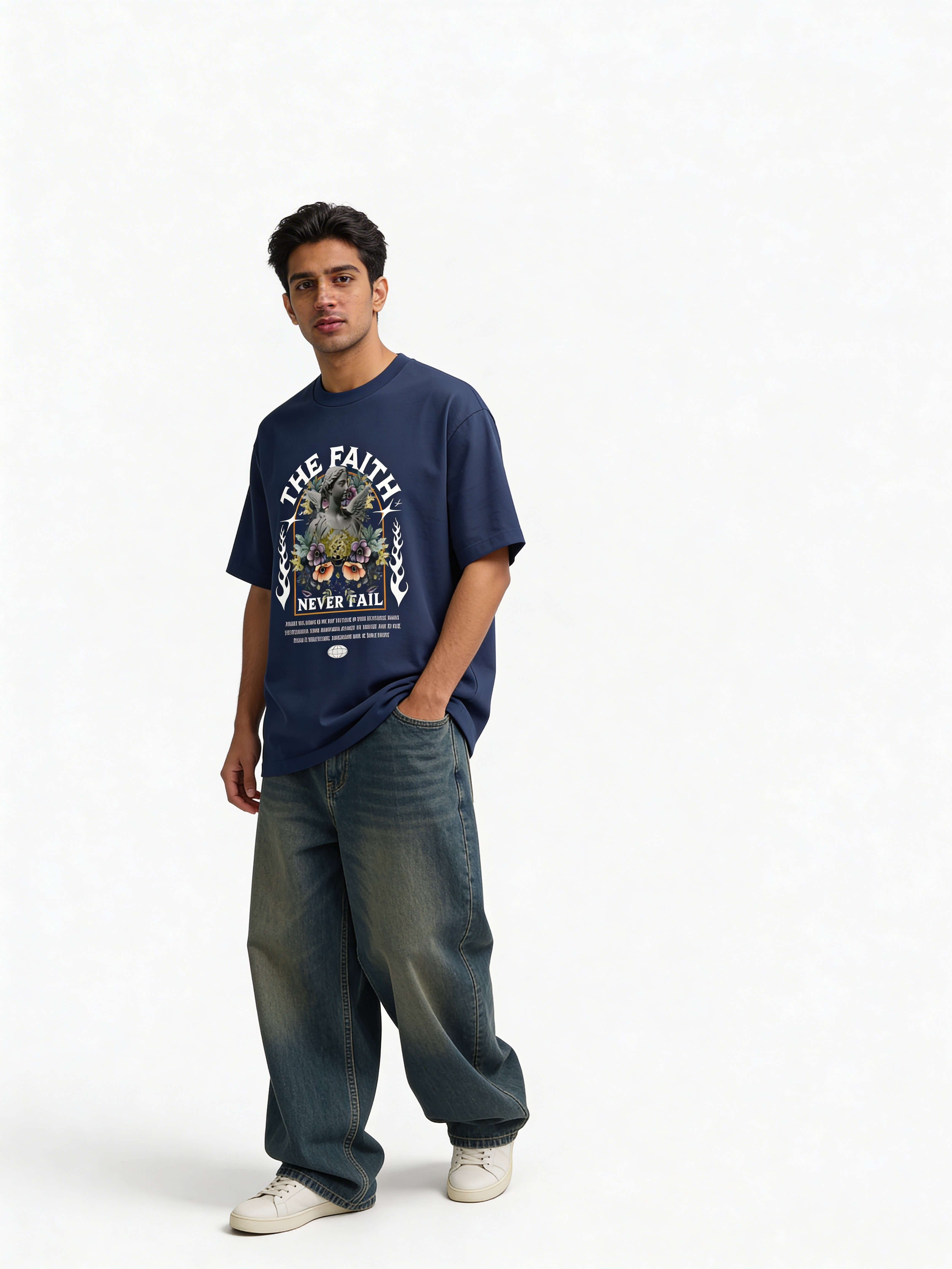 Unisex Oversized Classic T-Shirt- The Faith Never Fail