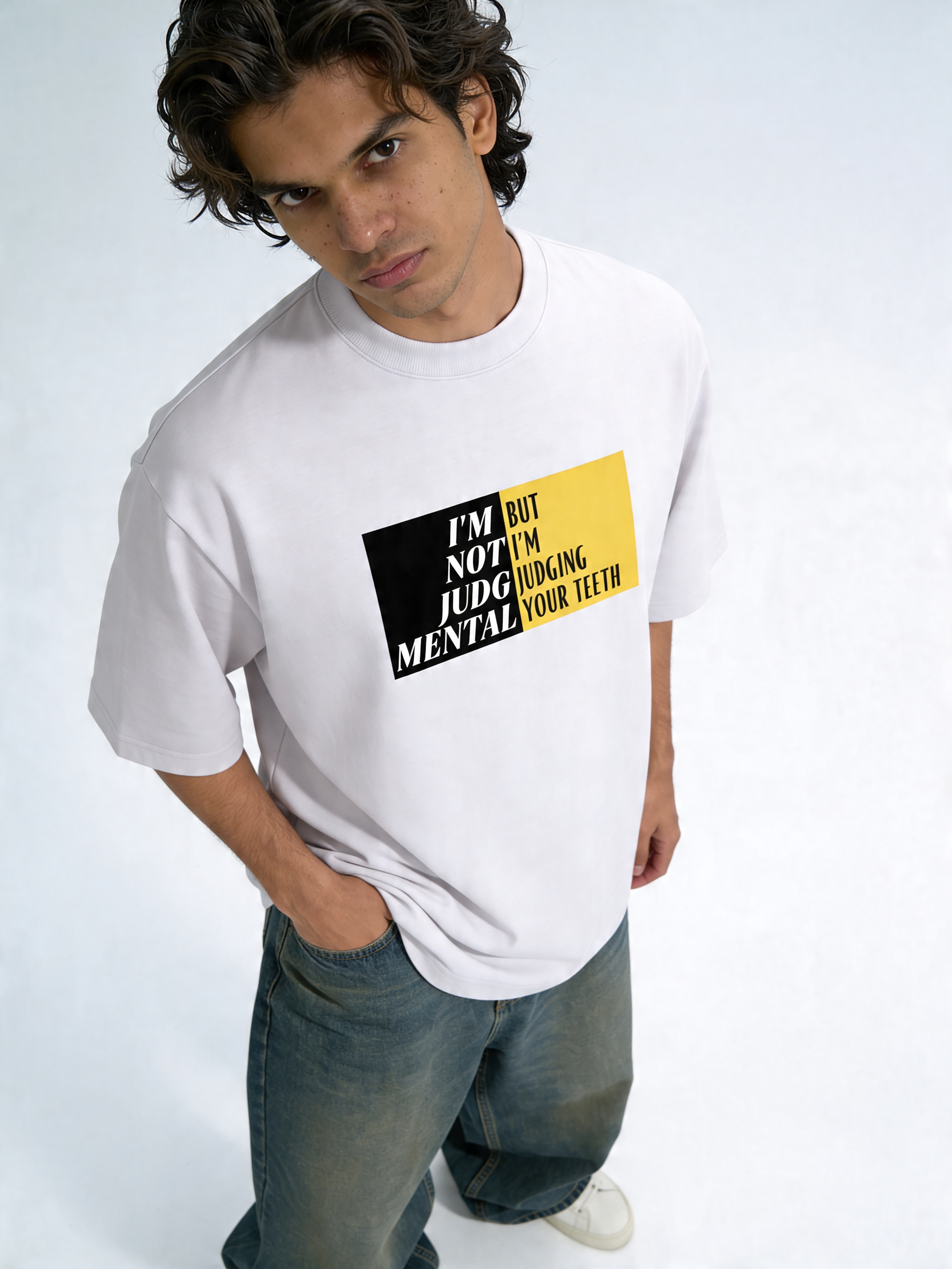 Unisex Oversized Classic T-Shirt - Judgemental Dentist