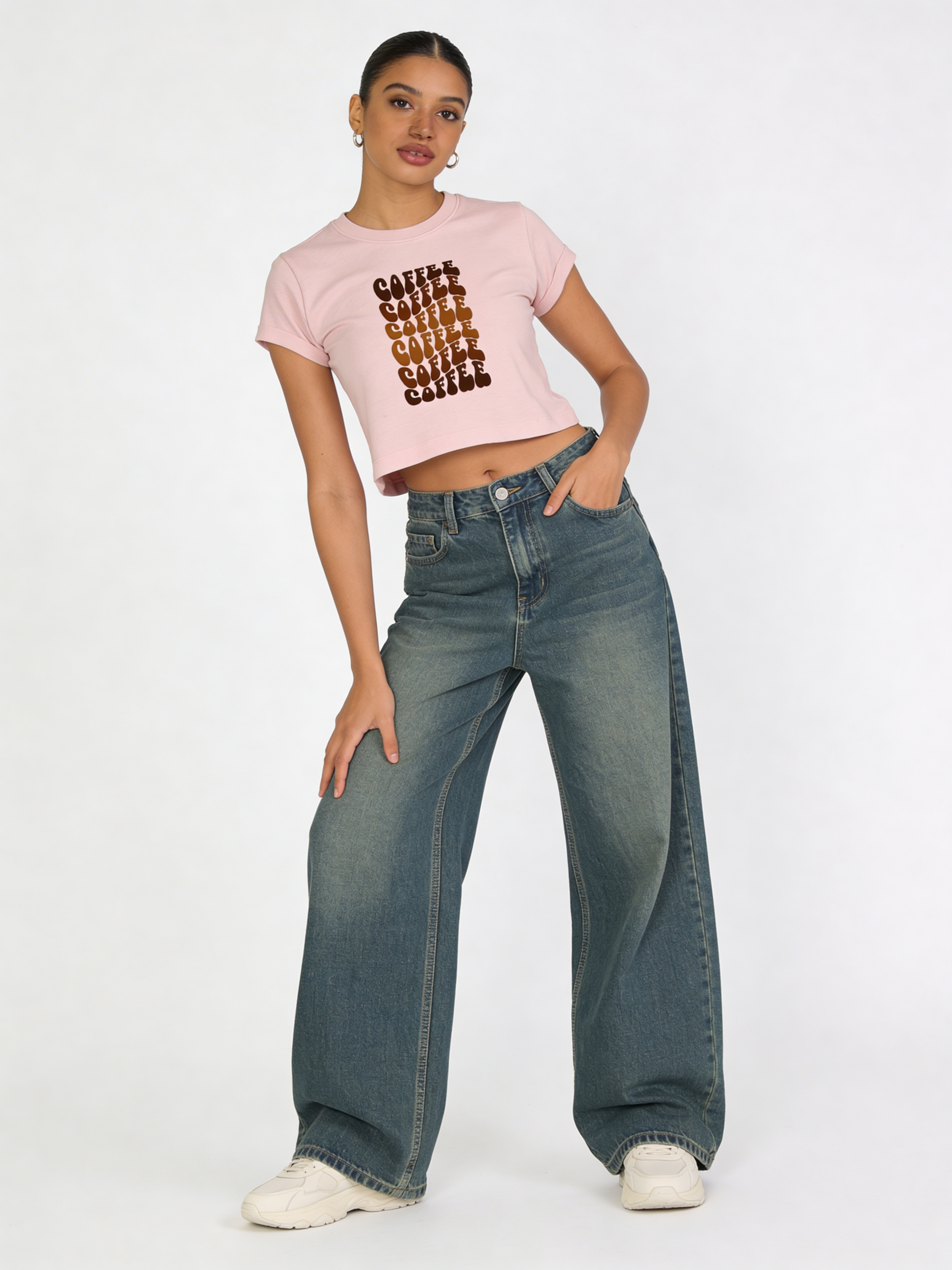 Crop Top - Coffee