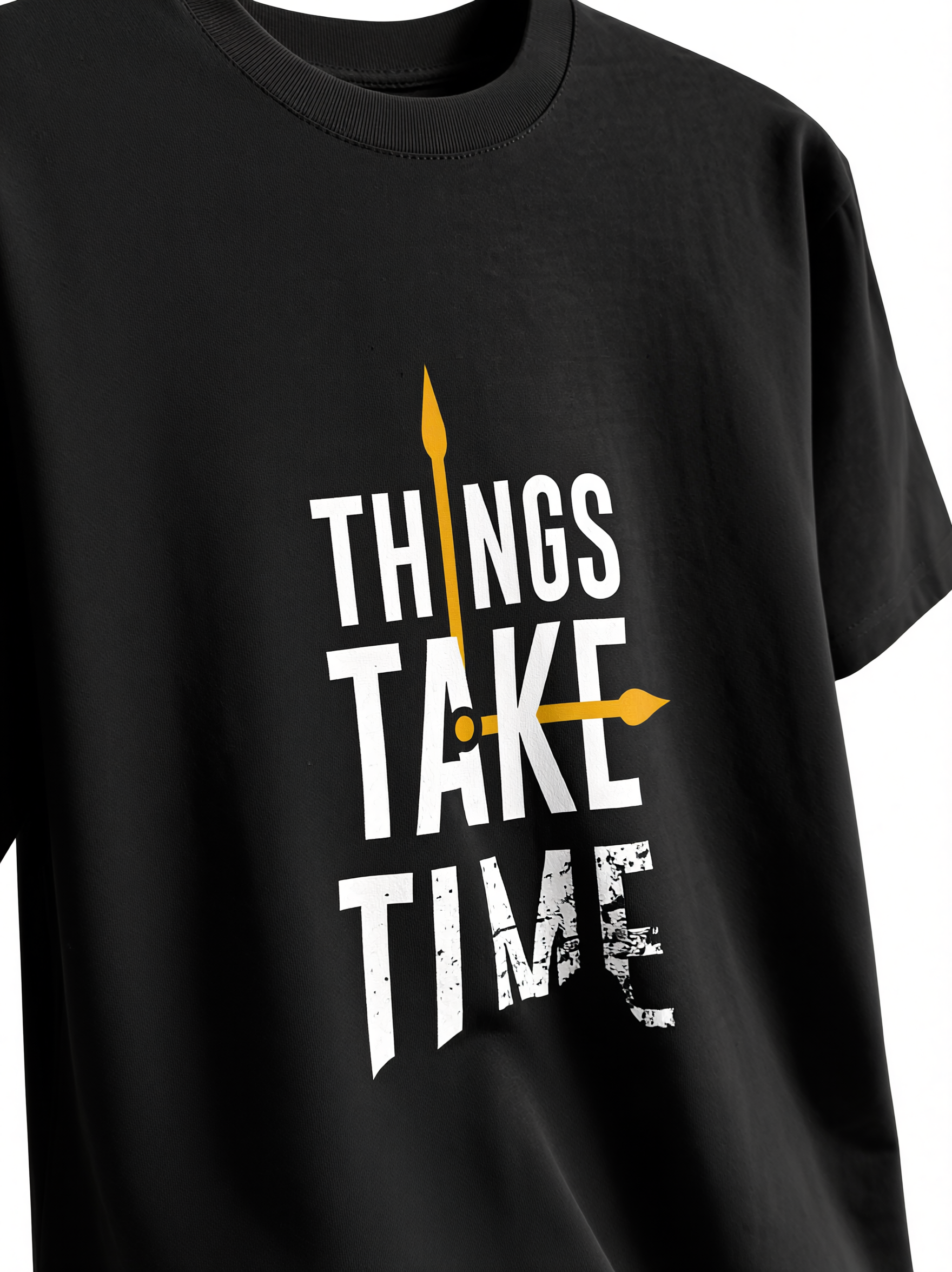 Unisex Oversized Classic T-Shirt - Things Take Time