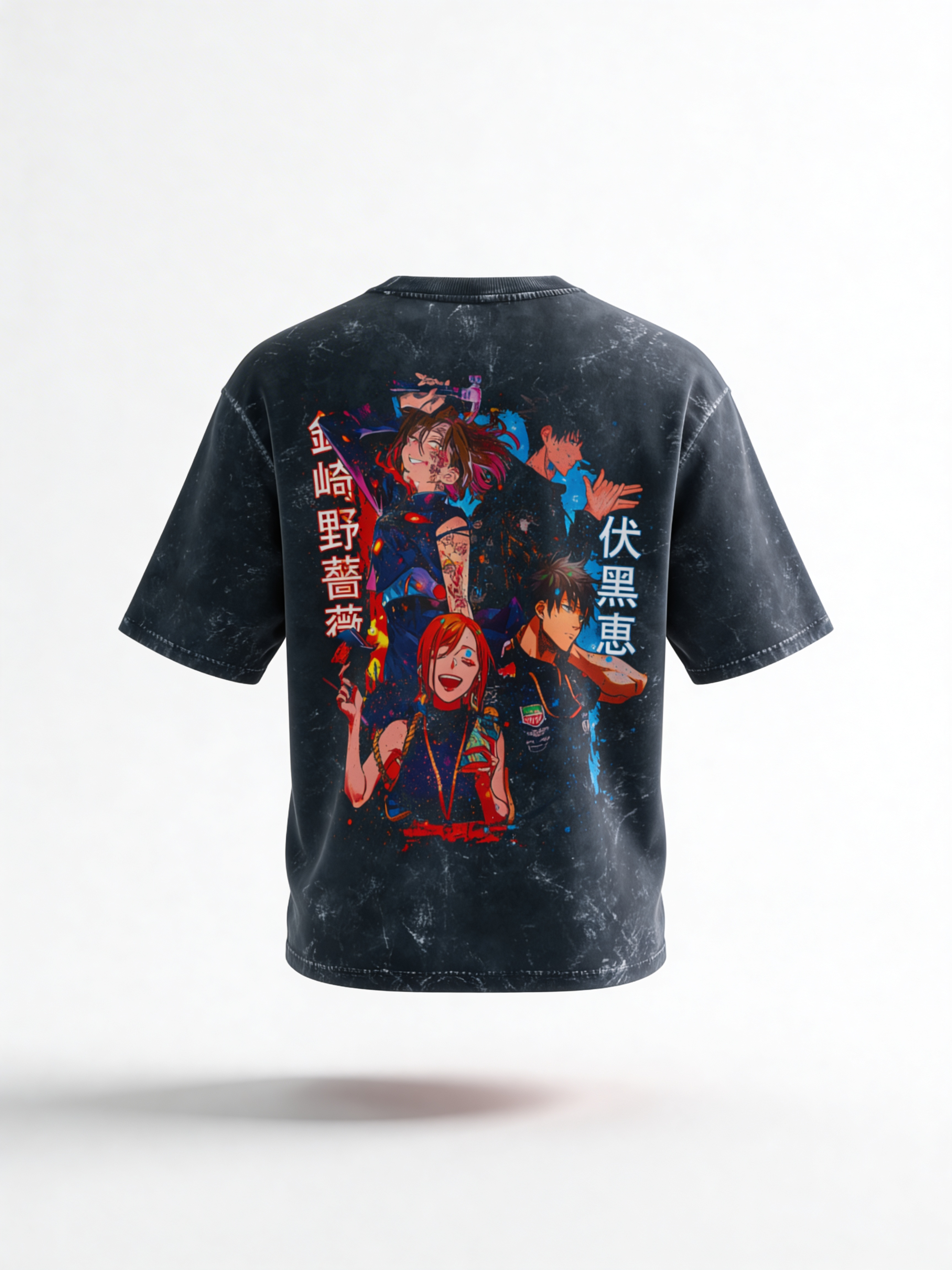 Unisex Acid Washed Oversized Tee