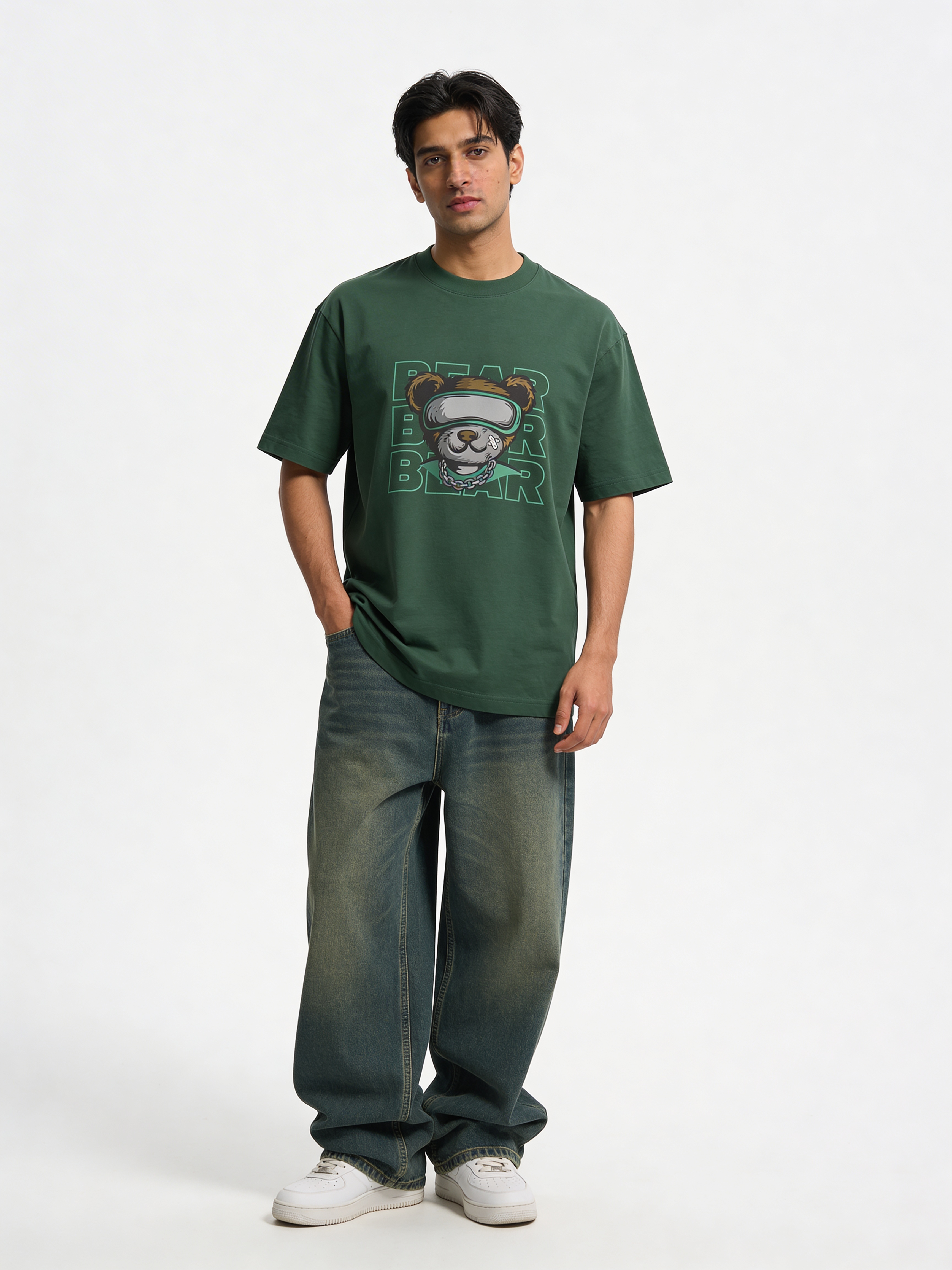 Unisex Oversized Classic T-Shir - Bear