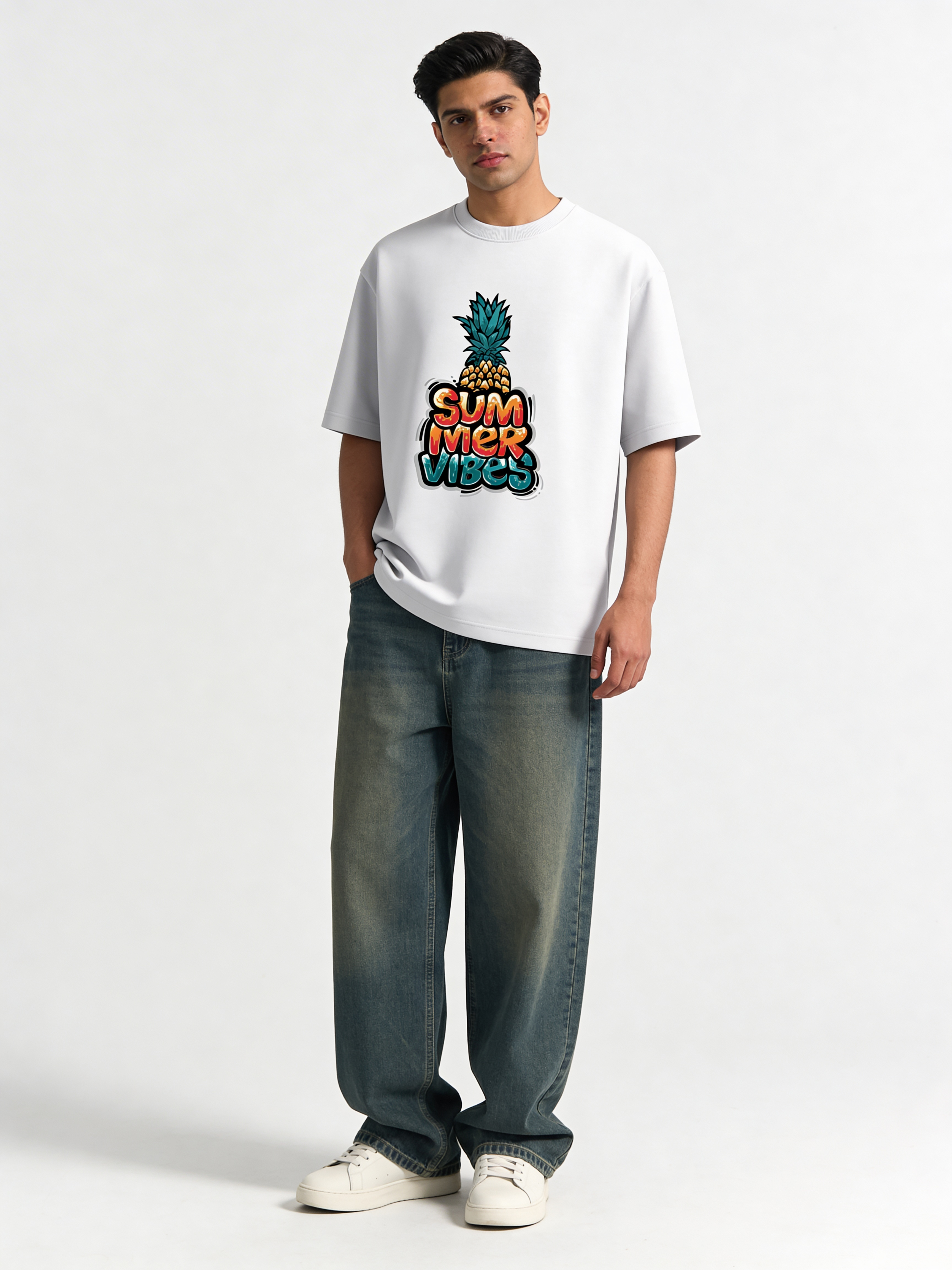 Unisex Oversized Classic T-Shirt - Summer Vibes