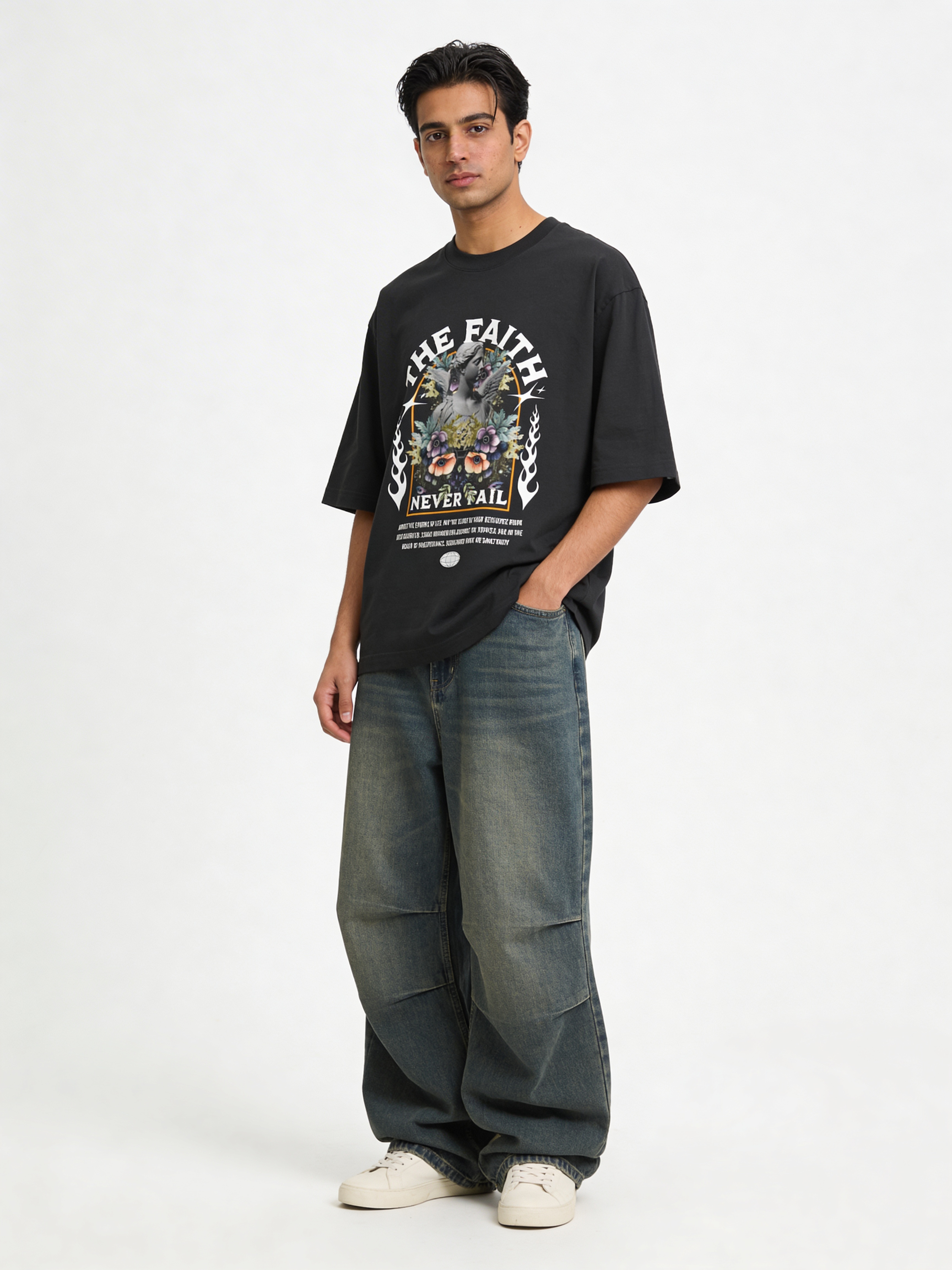 Unisex Oversized Classic T-Shirt- The Faith Never Fail