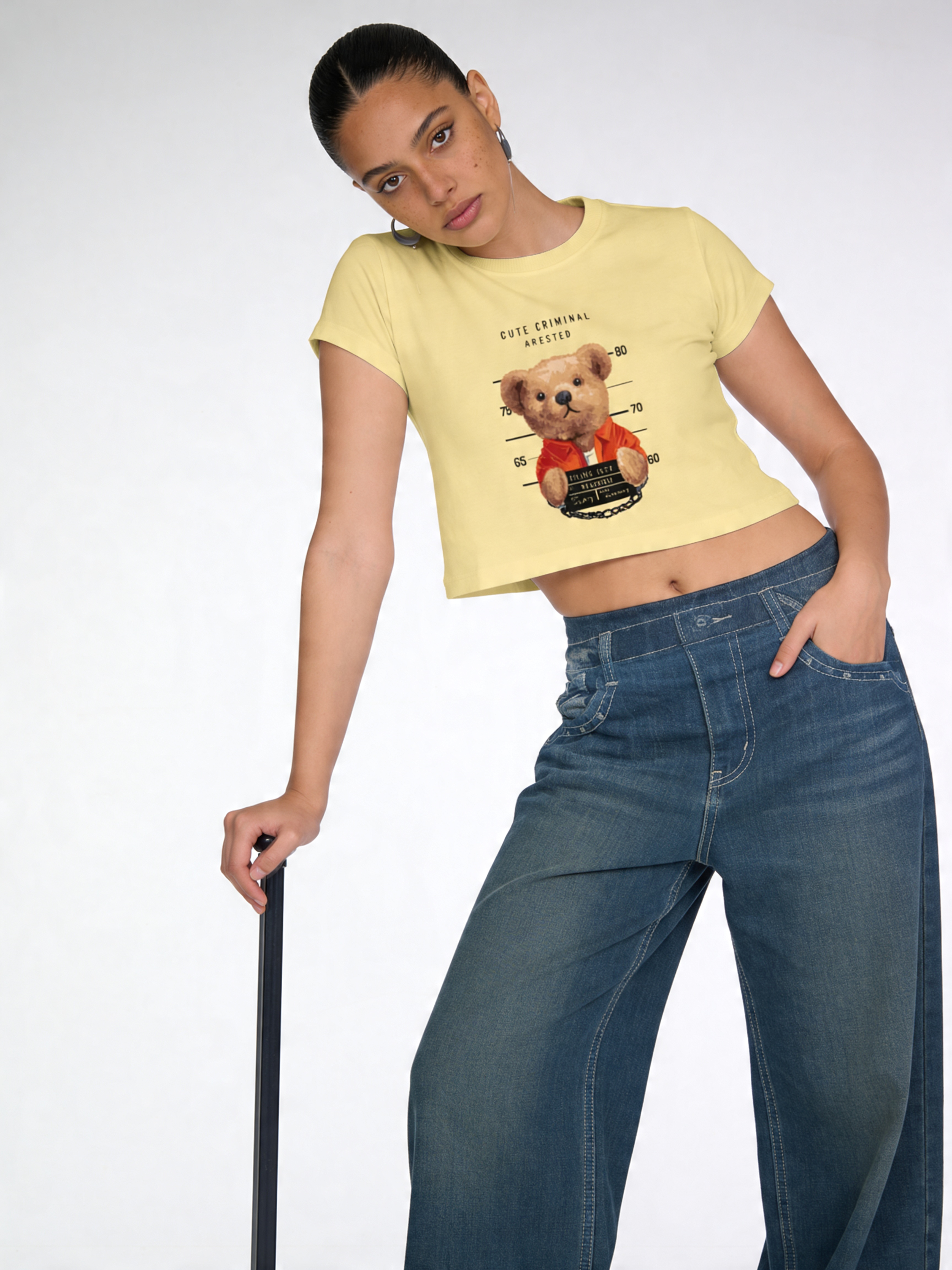 Crop Top - Cute Animal