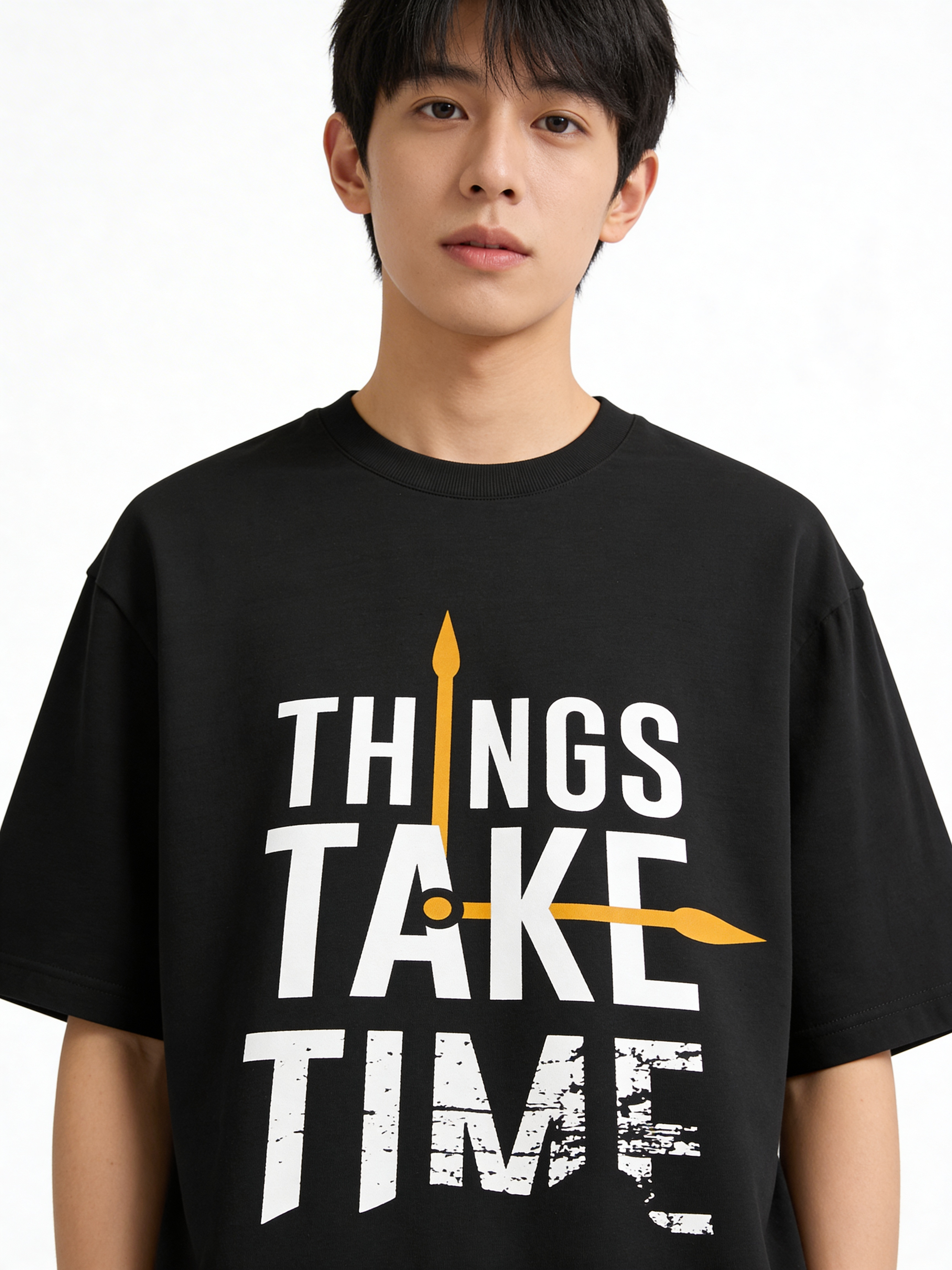 Unisex Oversized Classic T-Shirt - Things Take Time