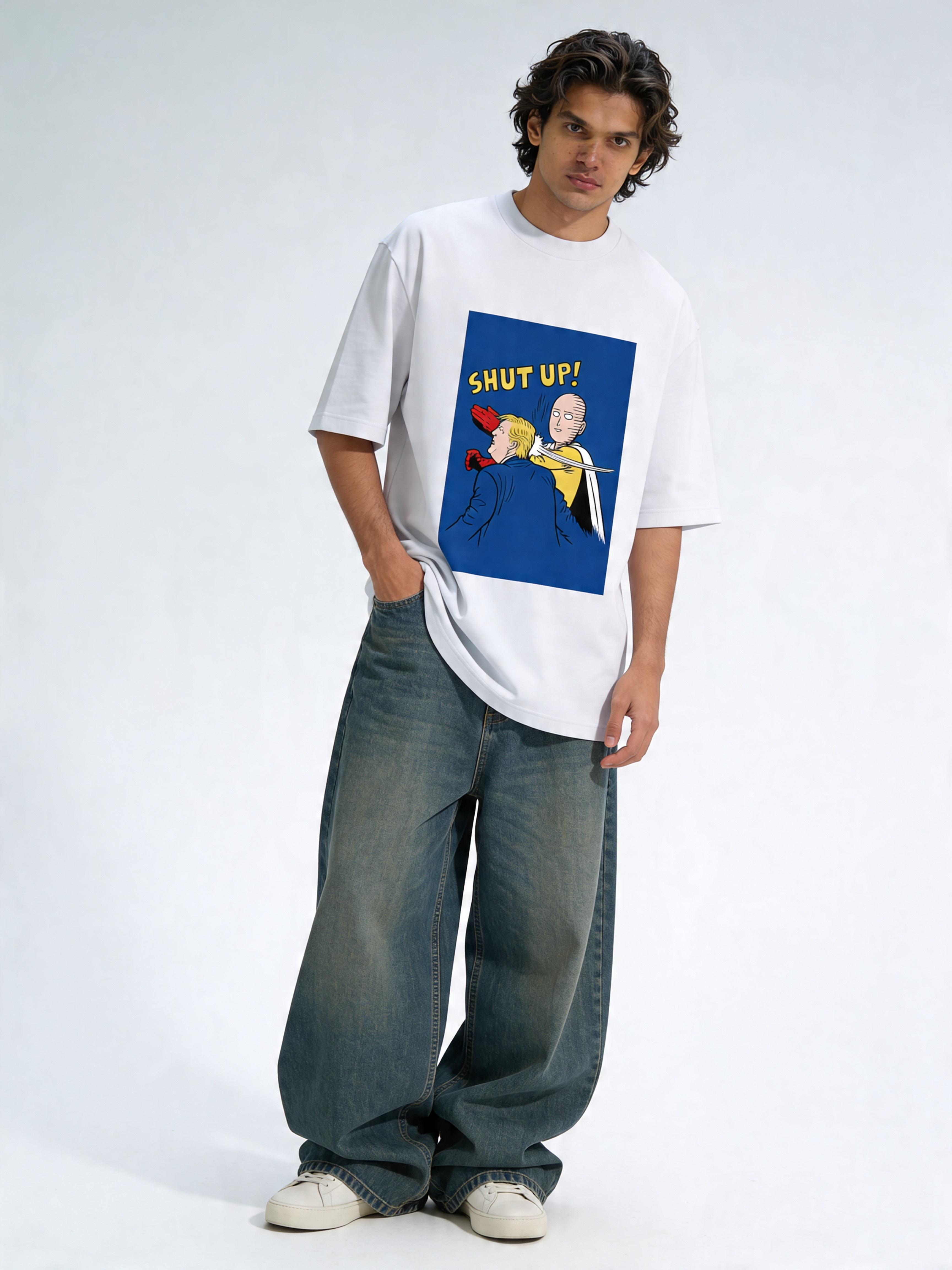Unisex Oversized Classic T-Shirt - Sh*t Up !