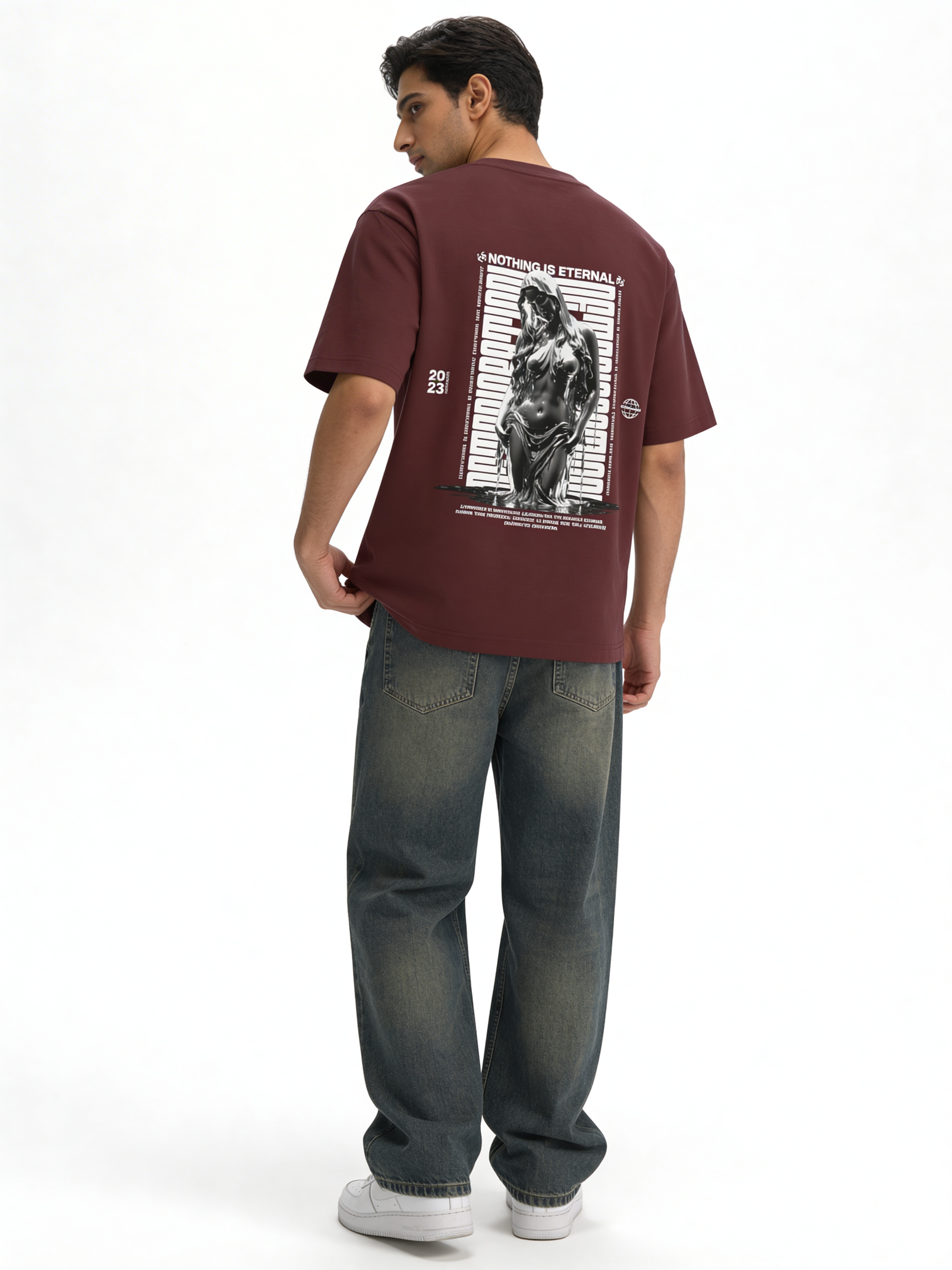 Unisex Oversized Classic T-Shirt - Nothing Is Eternal