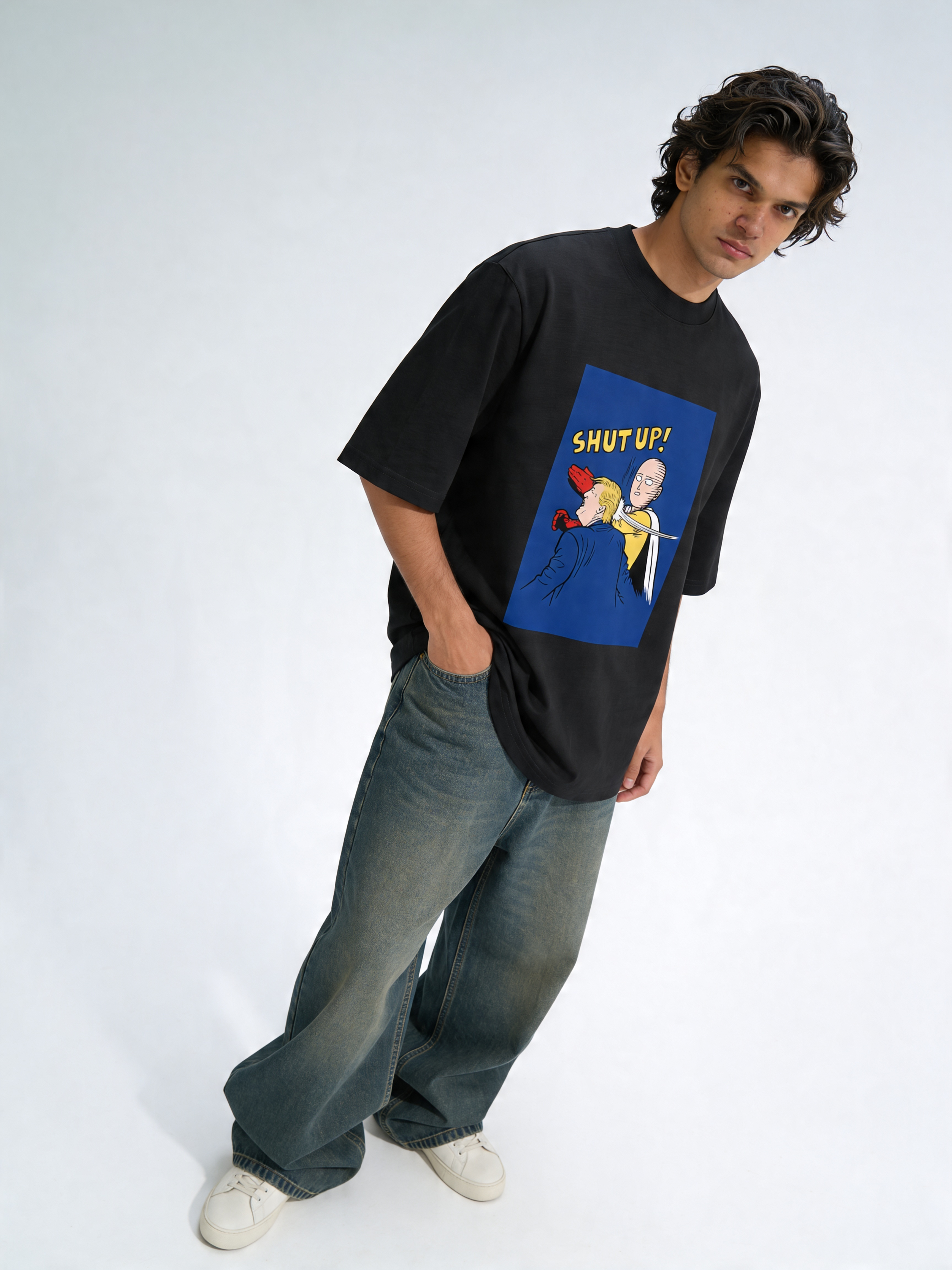 Unisex Oversized Classic T-Shirt - Sh*t Up !