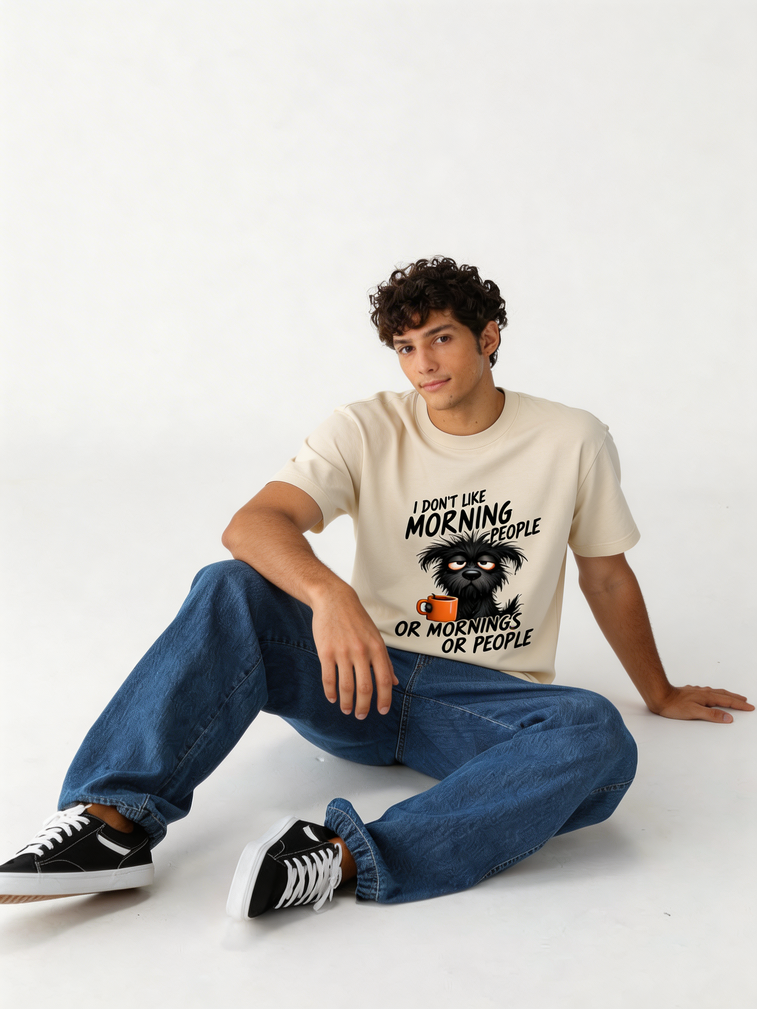 Unisex Oversized Classic T-Shirt - Morning People