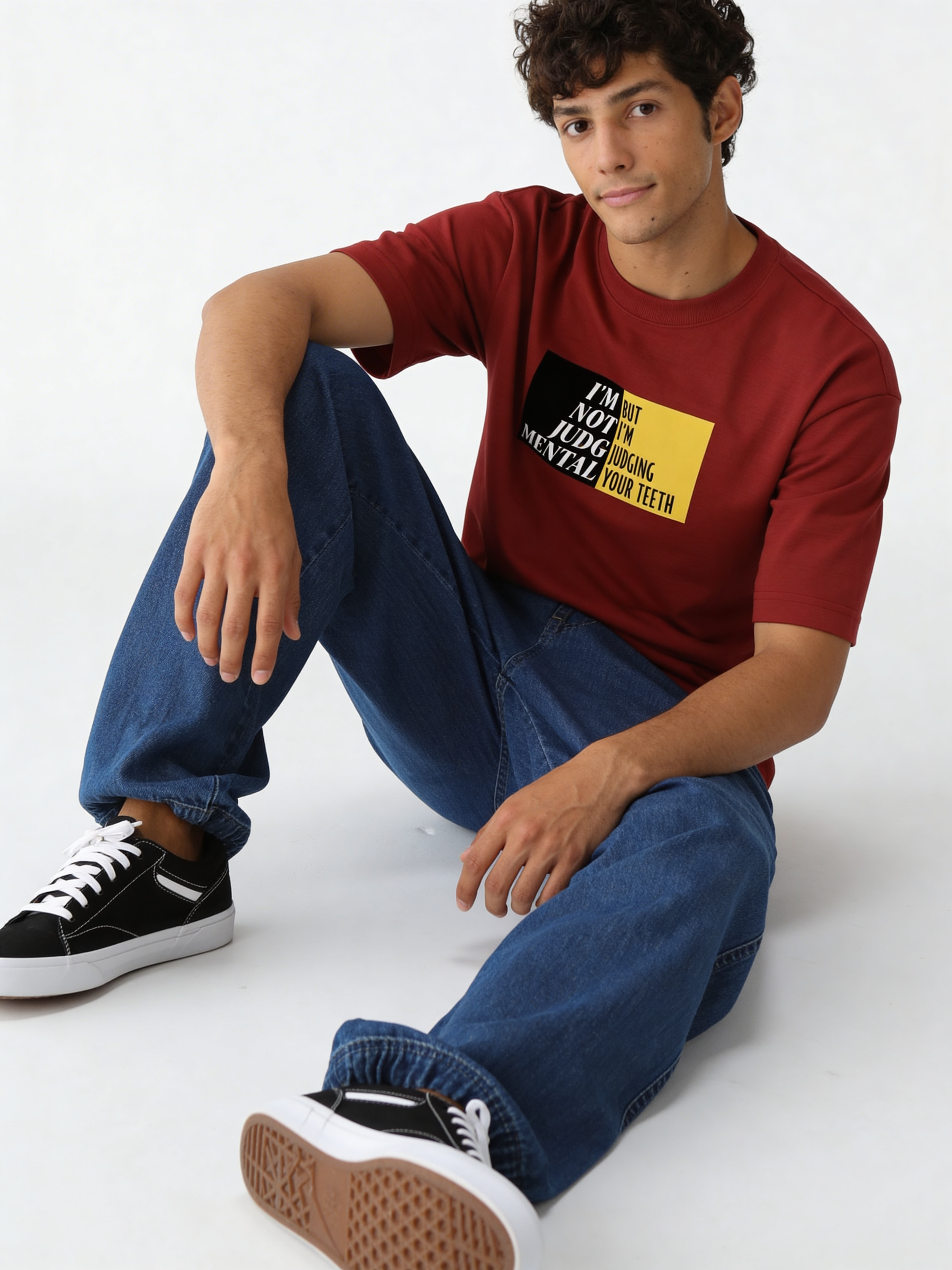 Unisex Oversized Classic T-Shirt - I'm Not Judgmental